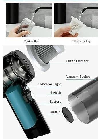 💨 Portable Air Duster & Wireless Vacuum Cleaner