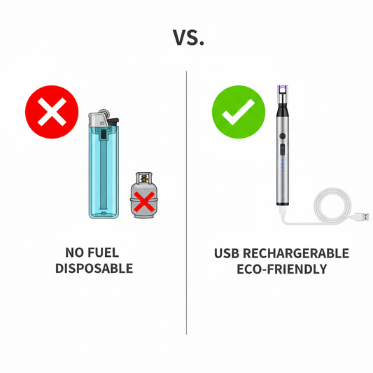 Electric USB Rechargeable Lighter