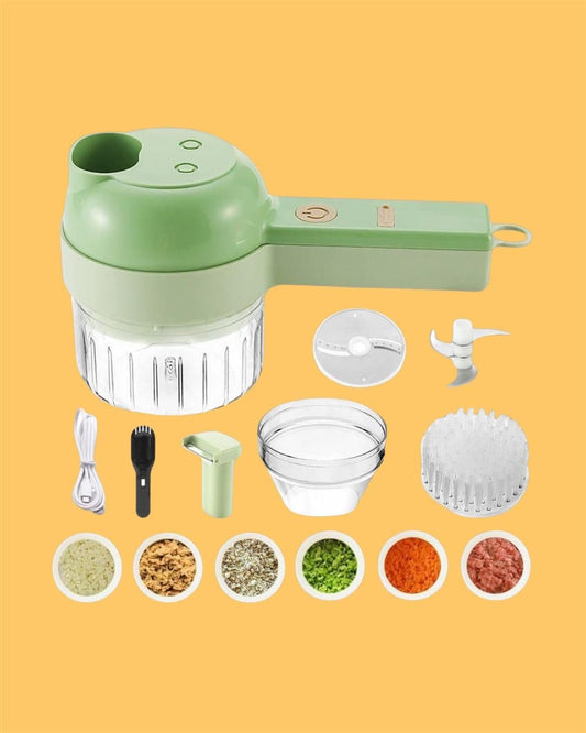4 IN 1 PORTABLE ELECTRIC VEGETABLE CUTTER
