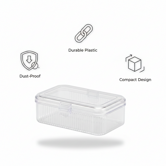 14-Compartment Transparent Jewellery Organizer