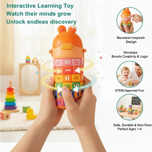 🧠✨ Montessori Rotating Math Learning Toy